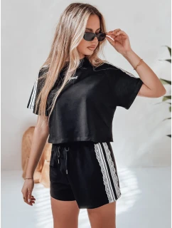 Dámská tepláková souprava LOVE SPORT černá Dstreet model 21988893 - FashionStreet