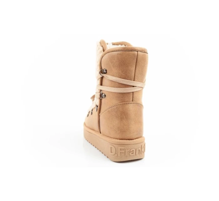snow boots winter fashion  brown beige dámské model 21395269 - D.Franklin