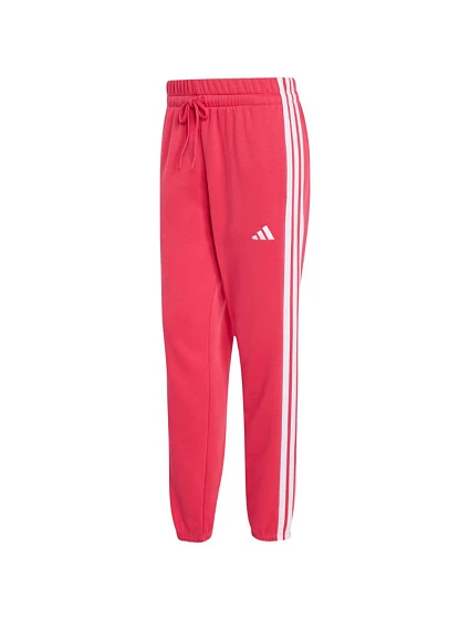 Spodnie damskie Essentials 3Stripes French Terry Cuffed różowe model 22548509 dámské - ADIDAS