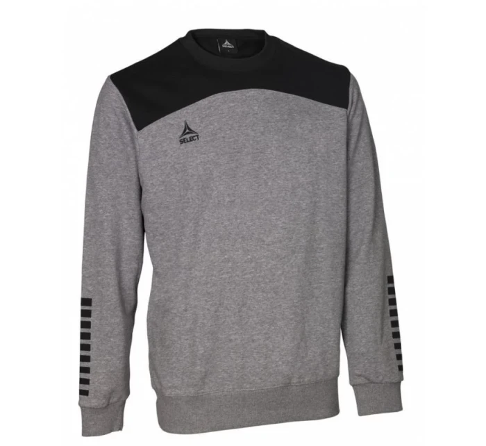 Select Oxford mikina M T26-01787 sivá/čierna