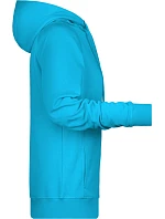 Dámská raglánová mikina s kapucí 02. turquoise model 22430590 - Daiber Dámská raglánová mikina s kapucí 02. turquoise model 22430590 - Daiber