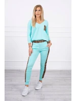 Mätová sada s leopardím potlačou Mätová sada s leopardím potlačou