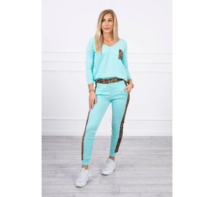 Mätová sada s leopardím potlačou Mätová sada s leopardím potlačou