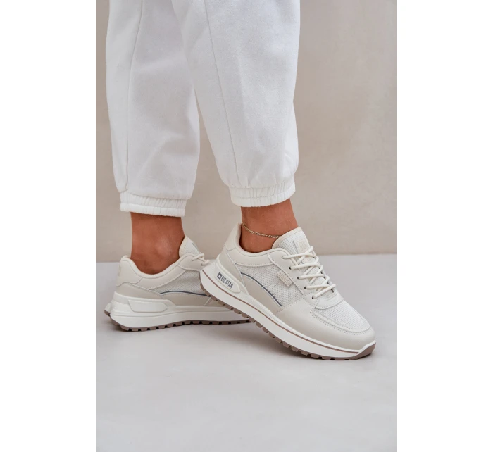 Dámské Tenisky Big Star model 21683893 Světle béžové - Big Star Shoes Dámské Tenisky Big Star model 21683893 Světle béžové - Big Star Shoes