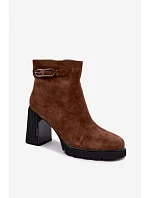 Zateplené kozačky z přírodního semiše Vinceza 91172 Camel Zateplené kozačky z přírodního semiše Vinceza 91172 Camel