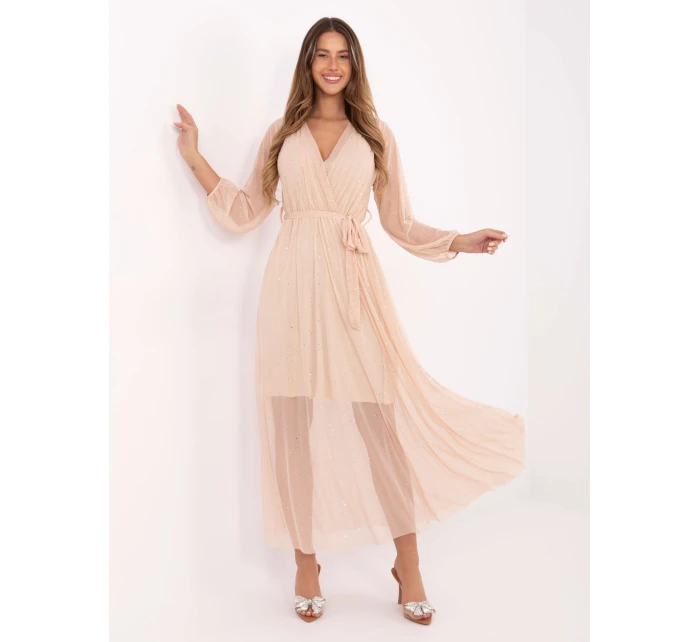 Šaty IT SK 21808.01 svetlo béžová