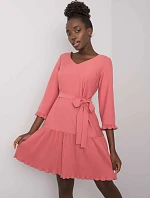 Šaty LK SK 507733.80P tmavo ružová