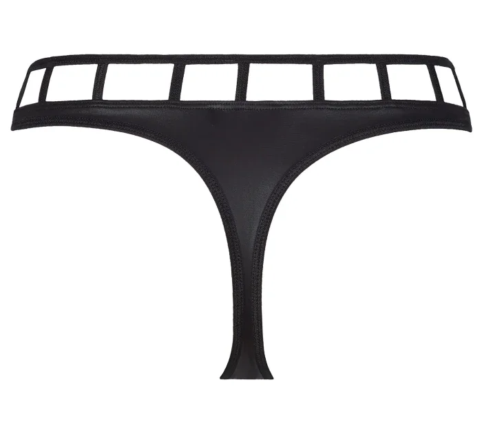 Zvodné tangá V-8398 čierna - Axami