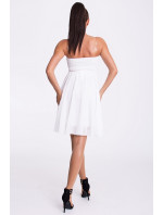 & dámské značkové šaty s sukní bílé Bílá / L & model 15042818 - EVA&#38;LOLA