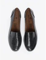 Exkluzívne čierne dámske topánky na klinoch Exkluzívne čierne dámske topánky na klinoch