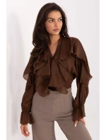 Košeľa s dlhým rukávom model 218415 Rue Paris