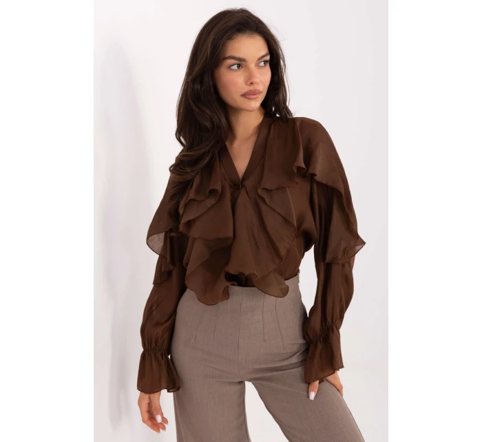 Košeľa s dlhým rukávom model 218415 Rue Paris