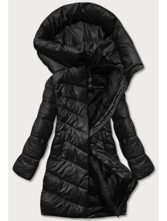 Čierna dámska zimná bunda (TY041-1)