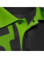 Polokošeľa Harrows Rapide čierno-zelená