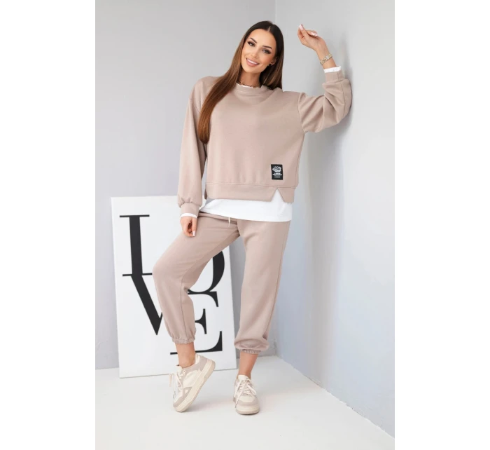 Dámska súprava s maslovou mikinou a teplákmi Fango Dámska súprava s maslovou mikinou a teplákmi Fango