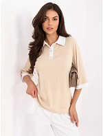 Blúzka LK BZ 510218.02 béžová