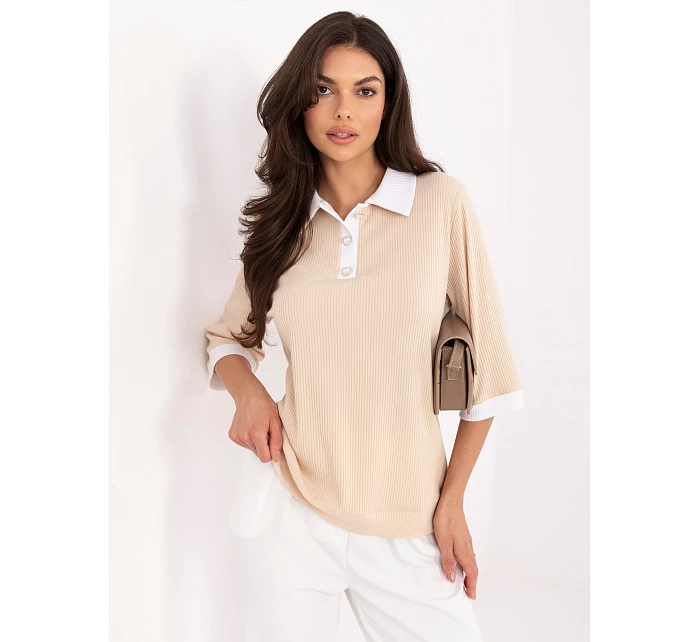 Blúzka LK BZ 510218.02 béžová
