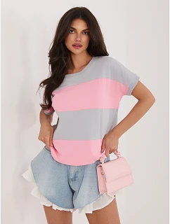 Blúzka RV BZ A1213.80 sivo-ružová