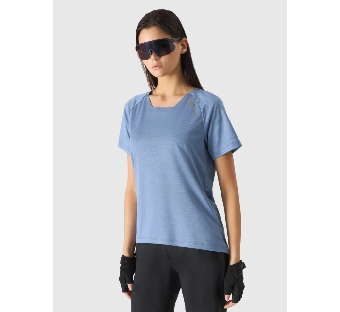 Dámske rýchloschnúce cyklistické tričko 4F - modré Dámske rýchloschnúce cyklistické tričko 4F - modré