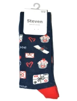 Vzorované pánské ponožky model 7468654 - Steven Vzorované pánské ponožky model 7468654 - Steven