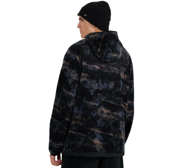 Pánska fleecová mikina 4F M427 multicolour allover 4FWAW25TFLEM427 90A pánske Pánska fleecová mikina 4F M427 multicolour allover 4FWAW25TFLEM427 90A pánske