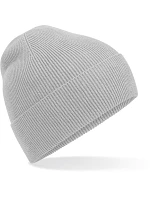 B Pletená čepice z bio bavlny 53.0 light grey model 22432983 - Beechfield