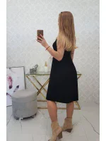 Šaty se širokými ramínky černé Šaty se širokými ramínky černé