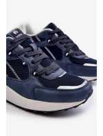 Sneakersy Buty Sportowe Męskie INBLU IU000006 Granatowe