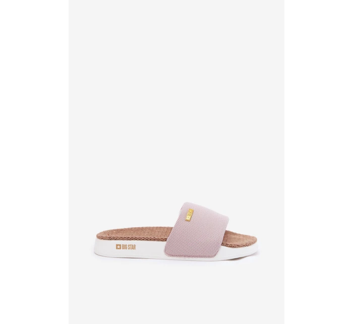 Klapki Damskie Big Star RR274A105 Jasnoróżowe Klapki Damskie Big Star RR274A105 Jasnoróżowe