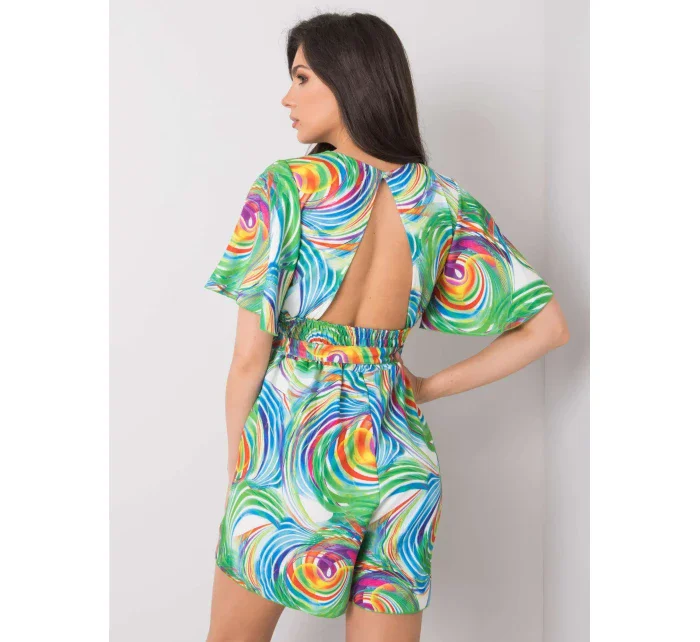 Kombinezon CHA KO model 18741085 biało zielony - FPrice Kombinezon CHA KO model 18741085 biało zielony - FPrice