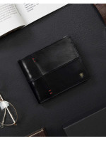 Pánske peňaženky N993 RVTS 6712 BL+RE čierna