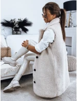 Dámska béžová vesta BALLA FashionStreet TY3200