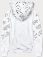 Bílá pánská mikina s potiskem model 18420054 - J.STYLE