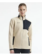 Craft Corporate ADV Pile Fleece Jacket W Dámska fleecová bunda Sherpa 81.2221 ecru/čierna Craft Corporate ADV Pile Fleece Jacket W Dámska fleecová bunda Sherpa 81.2221 ecru/čierna