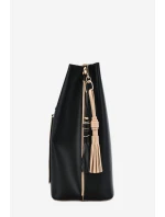 Damska Torebka Z Eko Skóry Big Star OO574138 Czarna Damska Torebka Z Eko Skóry Big Star OO574138 Czarna