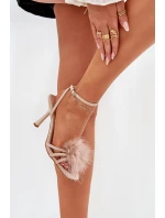 Dámské Sandály Na S Béžové model 21687027 - Boto