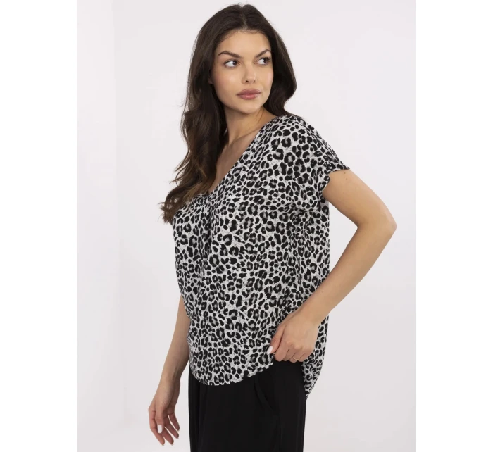 Halenka model 21057771 šedá černá - FPrice