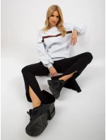 Dámská mikina EM BL model 18140163 světle šedá - FPrice Dámská mikina EM BL model 18140163 světle šedá - FPrice