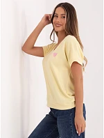 Blúzka RV BZ A1259.01P svetložltá