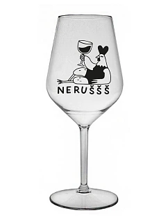 NERUŠŠŠ - číry nerozbitný pohár na víno 470 ml