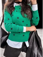 Dámský svetr zelený Dstreet model 21970869 - FashionStreet