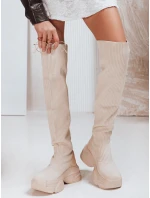 Dámské boty béžové Dstreet model 21995015 - FashionStreet