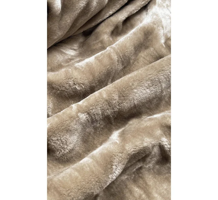Dámska zimná bunda Teddy beige (b537-46)