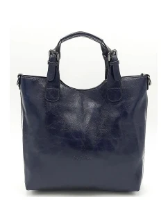 Luxusná tmavomodrá dámska kabelka BX5KM - Ines Delaure