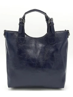 Luxusná tmavomodrá dámska kabelka BX5KM - Ines Delaure