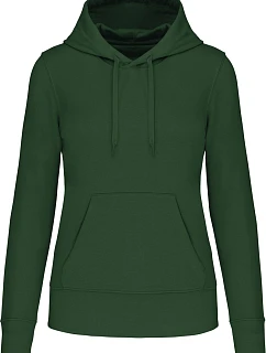 K Dámská ecofriendly mikina s kapucí 20. forest green model 22422635 - Kariban