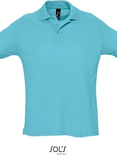 SOL'S Summer II Piqué polo model 22536604 atoll blue