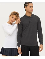 SOL'S Perfect LSL Men Pánske polo s dlhým rukávom z piké 25.2087 biele SOL'S Perfect LSL Men Pánske polo s dlhým rukávom z piké 25.2087 biele