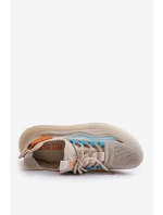 Buty Sportowe Męskie HI-POLY SYSTEM Big Star NN174452 Beżowe