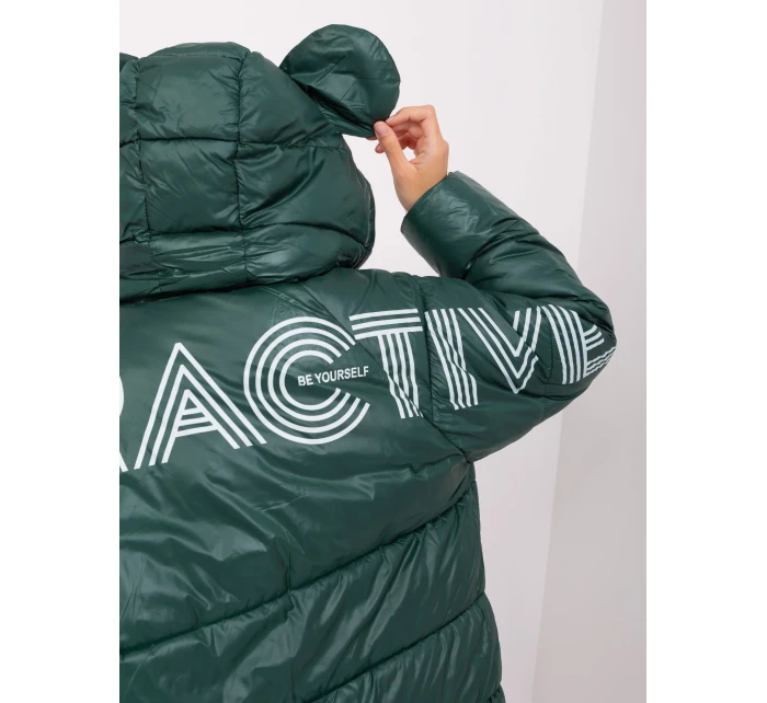 NM KR TR522 bunda.96P tmavo zelená